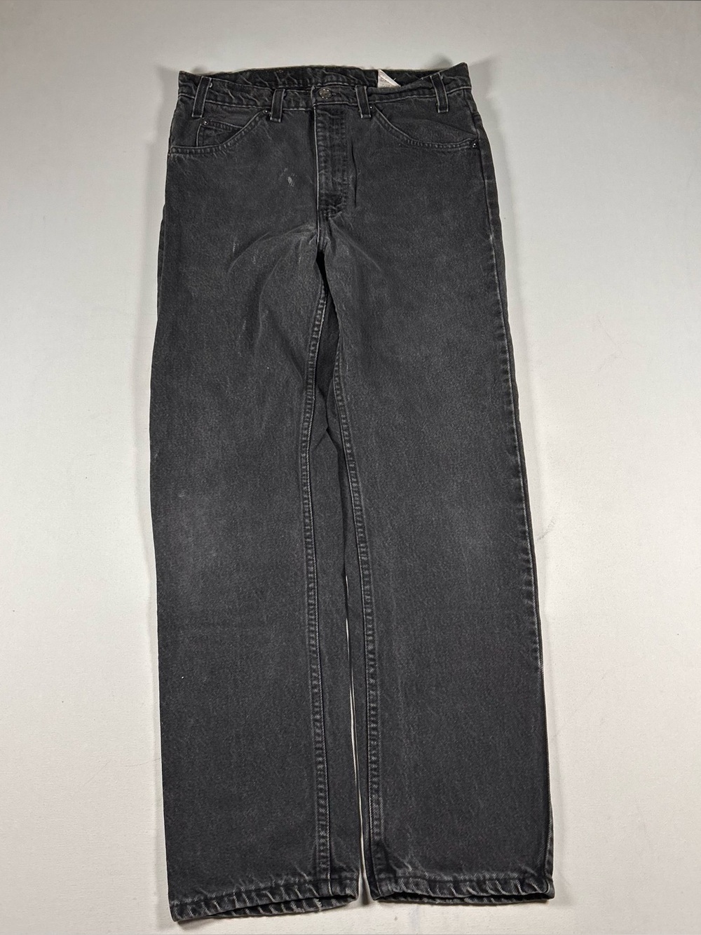Vintage Levis Jeans Mens 33x30 (fits 30x29) Orange Tab 505 90s Made in USA Black
